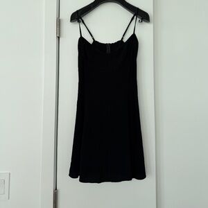 Reformation Black Mini Dress